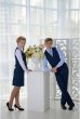Жилет для старшеклассницы (синий однотонный)