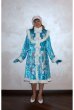 Костюм Снегурочка расшивная арт. СТПР (снегурочка, трапеция с пелериной)