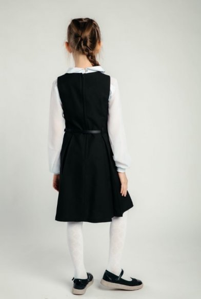 Сарафан София (черный однотонный)